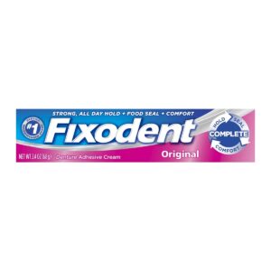 Creme Fixador de Dentadura  Fixodent Original 68g